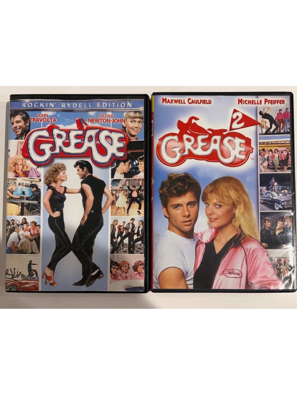 Grease & Grease 2 Rockin' Rydell Edition DVD Set Musical Classic 2-Pack
